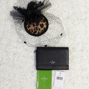 Kate Spade Grey Street Callie Black Leather Wallet